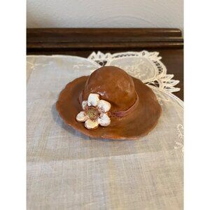 Clay Handmade Signed Bonnet